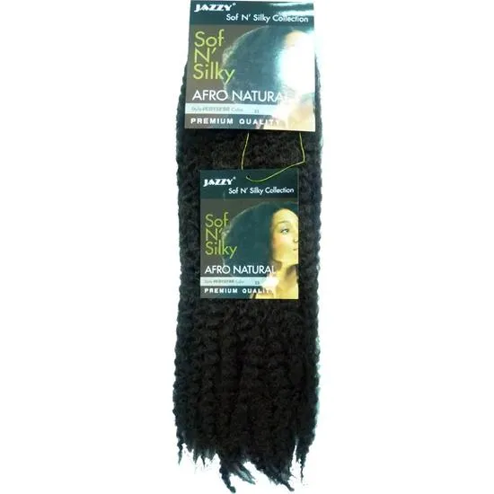 Jazzy Synthetic Afro Soft N Silky Braid 30
