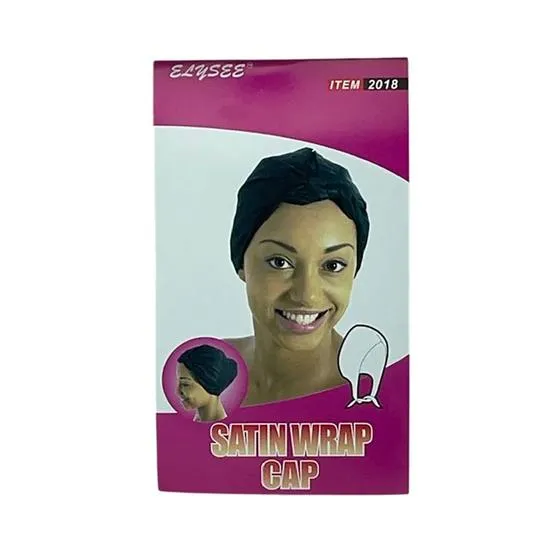 Elysee Star Satin Wrap Cap 2018 Black