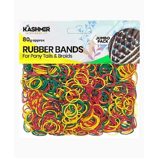 Kashmir Rubber Bands 1040 Assorted Small