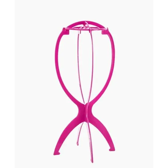 Elysee Star Portable Plastic Wig Stand Pink