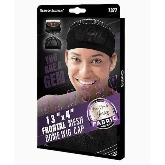 Kashmir Beauty Ambition Classy Frontal Mesh Dome Wig Cap 7377 13 x 4 / Black