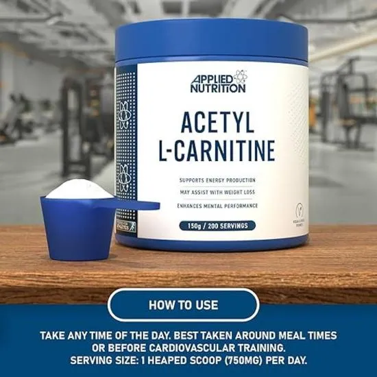 Applied Nutrition Aceytl L-Carnitine Powder 150g