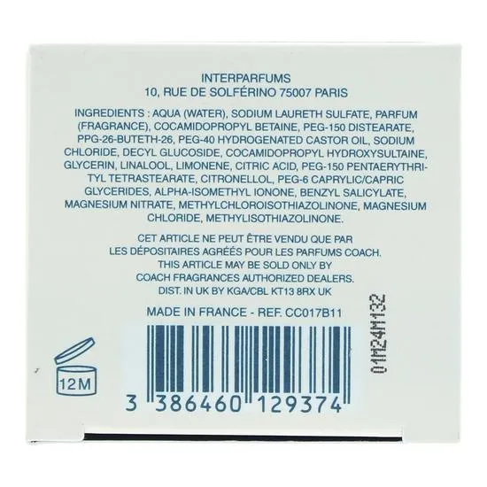 Coach Open Road Shower Gel 150ml