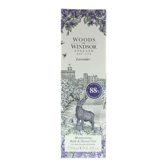 Woods of Windsor Lavender Moisturising Bath & Shower Gel 250ml