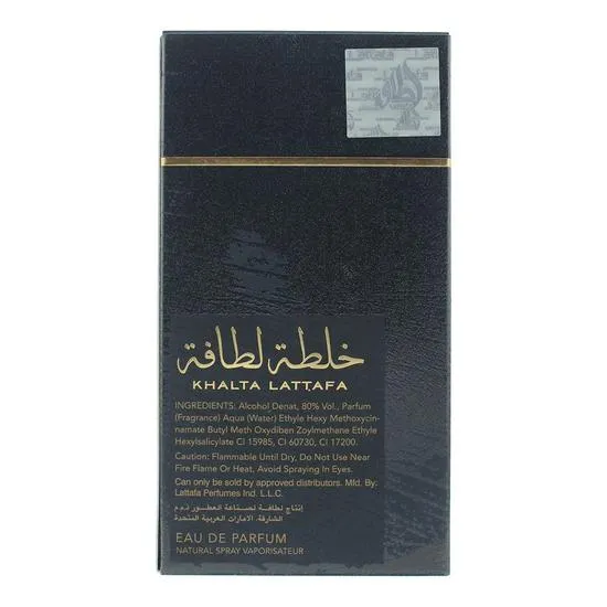 Lattafa Khalta Blend Of Lattafa Eau De Parfum 100ml