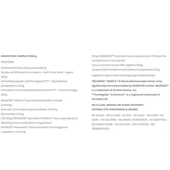 Terranova NextGen NADPro NAD+ Activator Complex Capsules 50 Capsules