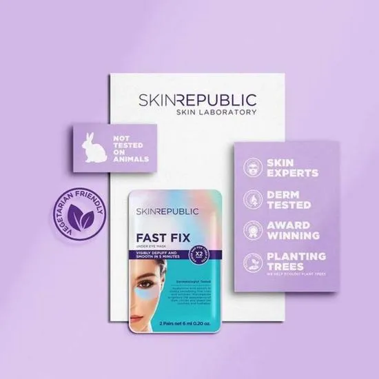 Skin Republic Fast Fix Under Eye Mask 2 Pairs