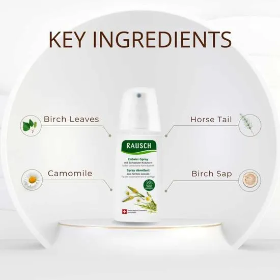 Rausch Detangling Spray Conditioner With Swiss Herbs 100ml