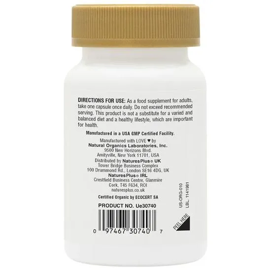 Nature's Plus Source Of Life Garden Vitamin D3 & K2 Capsules 60 Capsules