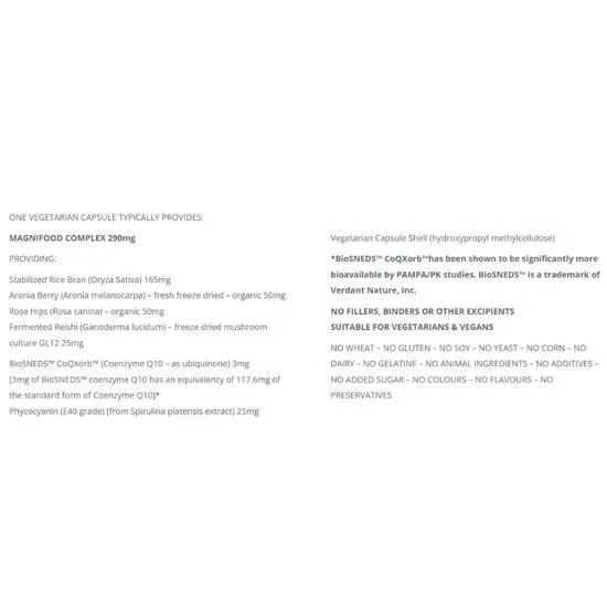 Terranova NextGen CoQXorb CoQ10 Complex Capsules 50 Capsules