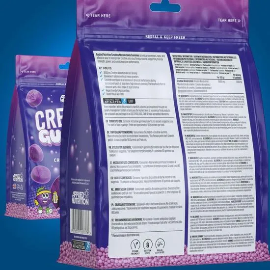 Applied Nutrition Creatine Millions Blackcurrant Gummies 80 Gummies