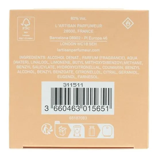 L'Artisan Parfumeur A Fleur De Peche Eau De Parfum 100ml