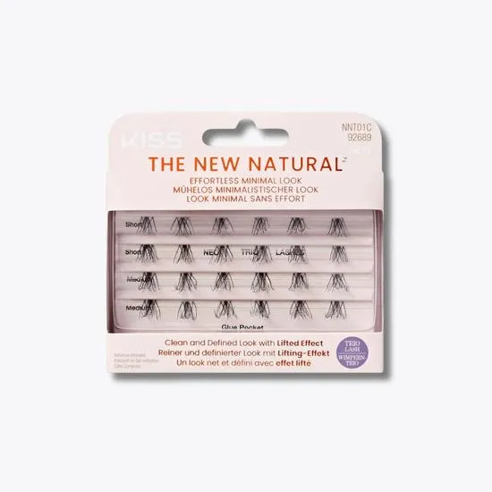 Kiss The New Natural Trio False Eyelash Clusters 01 Neo