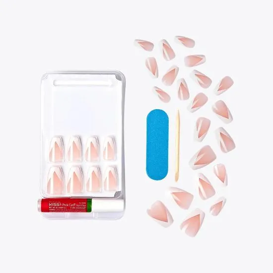 Kiss Classy False Nails Silk Dress