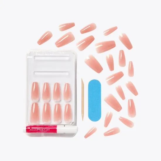 Kiss Bare-But-Better Acrylic Gel Nails Nude Nude