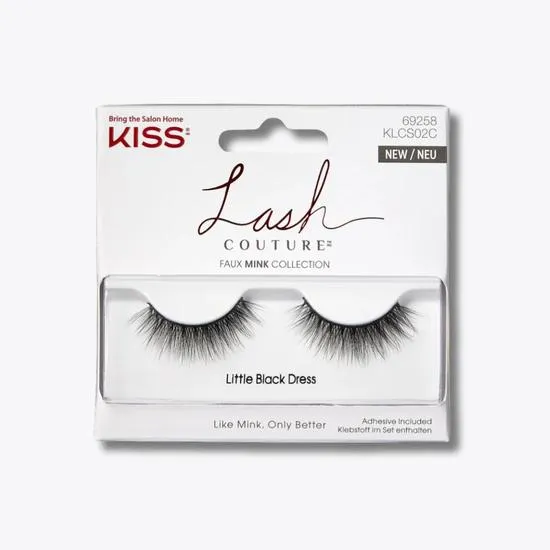 Kiss Lash Couture Faux Mink Eyelashes Little Black Dress