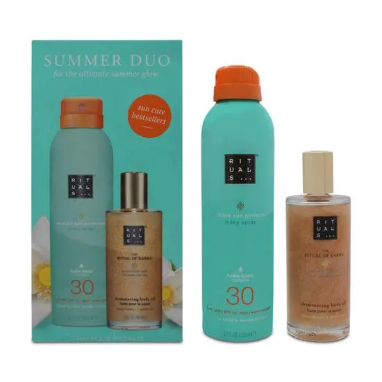 Rituals The Ritual Of Karma Sun Spray 200ml SPF 30 Body Oil 100ml Set