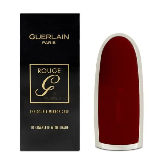 GUERLAIN Rouge Double Mirror Case Red Velvet For Women