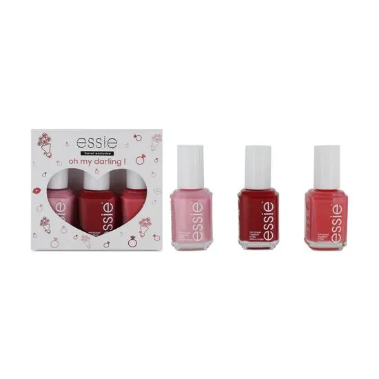 essie Oh My Darling Pink & Red Nail Polish Gift Set
