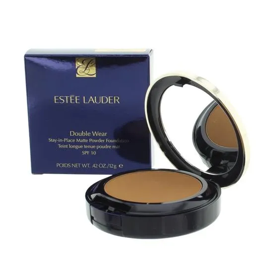 Estée Lauder Double Wear Matte Powder Foundation 5w2 Rich Caramel