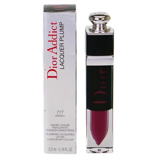 DIOR Addict Lacquer Plump Red Lipstick 777 Diorly