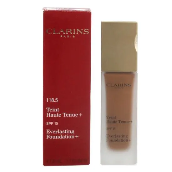 Clarins Everlasting Foundation 118.5 Chocolate SPF 15 30ml