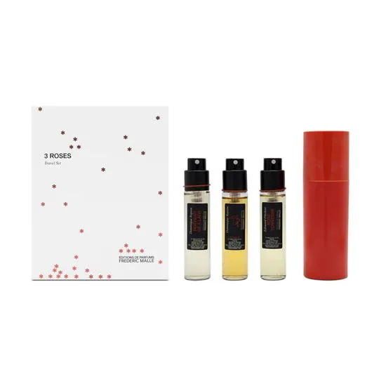 Frederic Malle 3 Roses Perfume Travel Set Coffret Edition Eau De Parfum 3 x 10ml