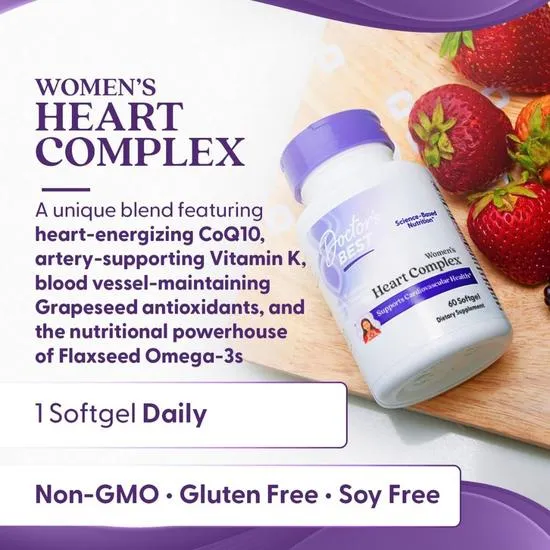 Doctor's Best Women's Heart Complex 60 Softgels