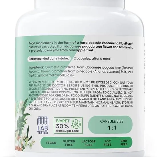 Osavi Quercetin With Bromelain 60 Capsules