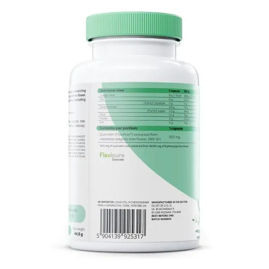 Osavi Natural Quercetin 500mg 60 Capsules