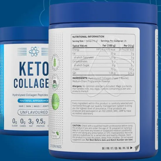 Applied Nutrition Keto Collagen Unflavoured Powder 325g