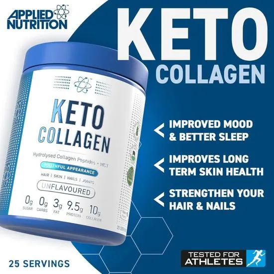 Applied Nutrition Keto Collagen Unflavoured Powder 325g
