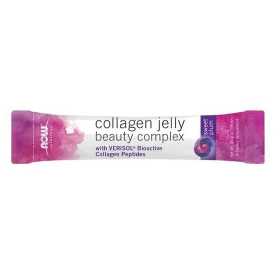NOW Foods Collagen Jelly Beauty Complex Sweet Plum Sticks 10