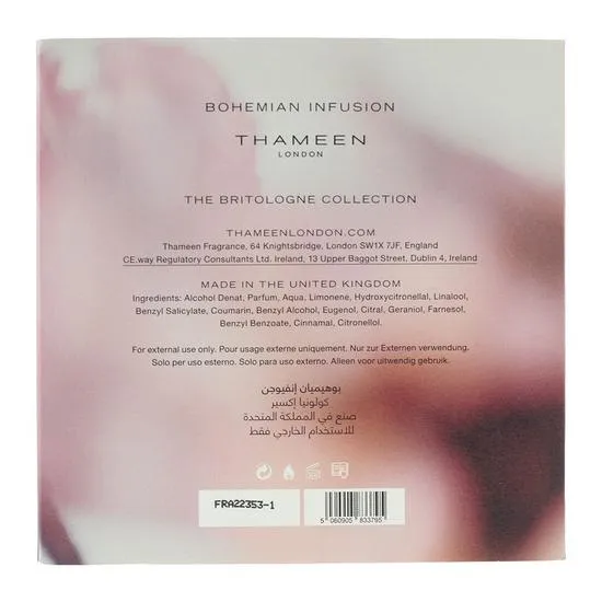 Thameen Bohemian Infusion Eau De Cologne Elixir Spray 100ml