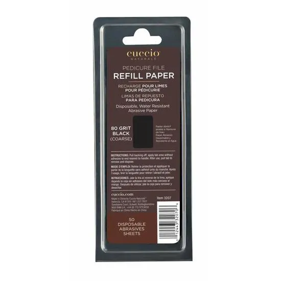 Cuccio Stainless Steel Pedicure File Refills 50