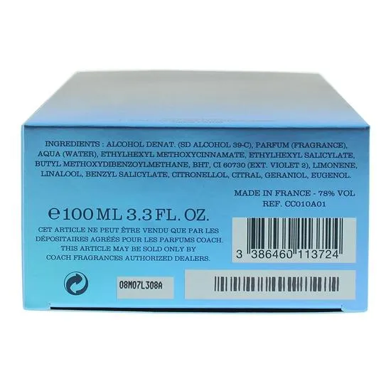 Coach Blue Eau De Toilette 40ml