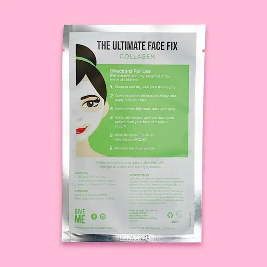 Give Me Hyaluronic Acid & Collagen Sheet Masks Twin Pack