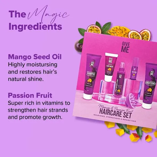 Give Me Mango & Passion Fruit Full Hair Care Set