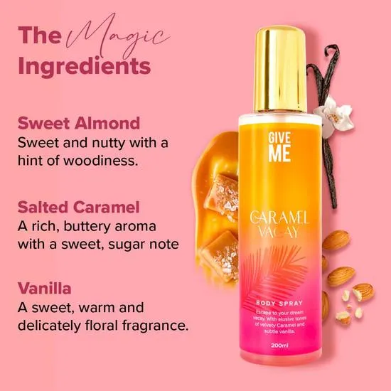 Give Me Caramel Vacay Body Spray