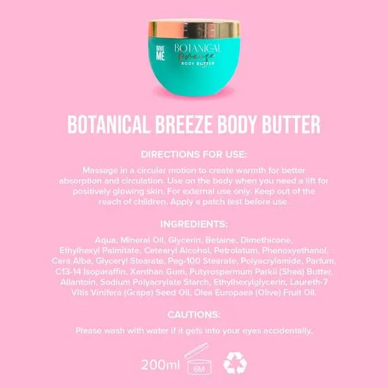 Give Me Botanical Breeze Body Butter