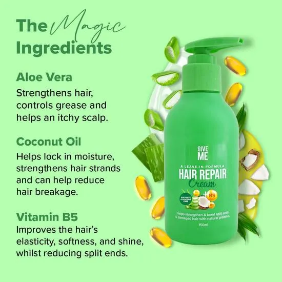 Give Me Aloe Vera & Coconut Oil Hair Repair Cream
