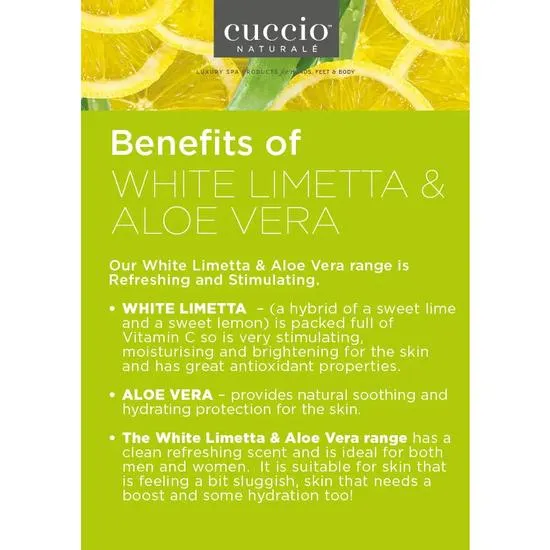 Cuccio White Limetta & Aloe Vera Lyte Body Butter 237ml
