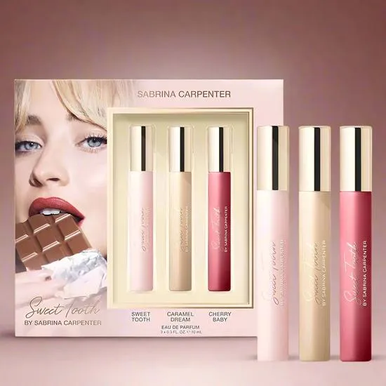 Sabrina Carpenter Sweet Tooth Travel Trio Gift Set