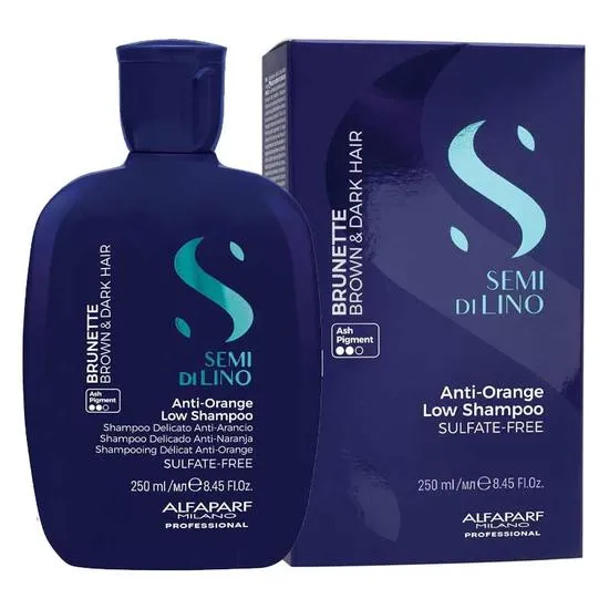 Alfaparf Semi Di Lino Brunette Anti-Orange Low Shampoo For Brown Hair