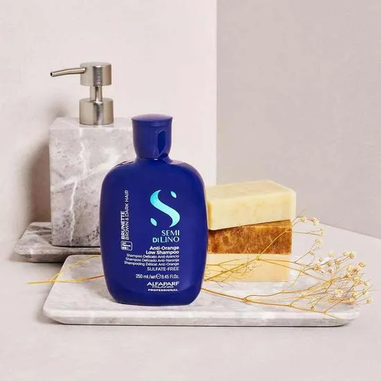 Alfaparf Semi Di Lino Brunette Anti-Orange Low Shampoo For Brown Hair