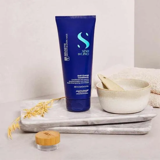 Alfaparf Semi Di Lino Brunette Anti-Orange Conditioner For Brown & Dark Hair
