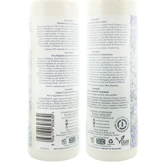 Woods of Windsor Lavender Moisturising Body Lotion 250ml