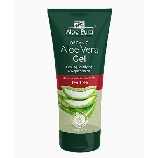Aloe Pura Aloe Vera Gel With Tea Tree 200ml