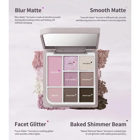 Heart Percent Dote On Mood Eye Palette 07 Cool Muse Pacets