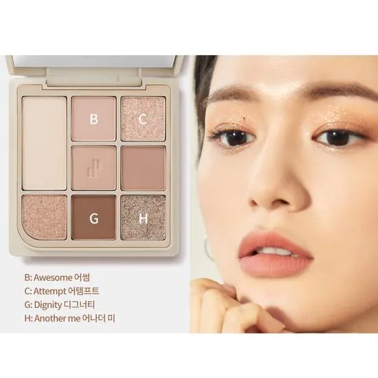 Heart Percent Dote On Mood Eye Palette 01 Rose Facets
